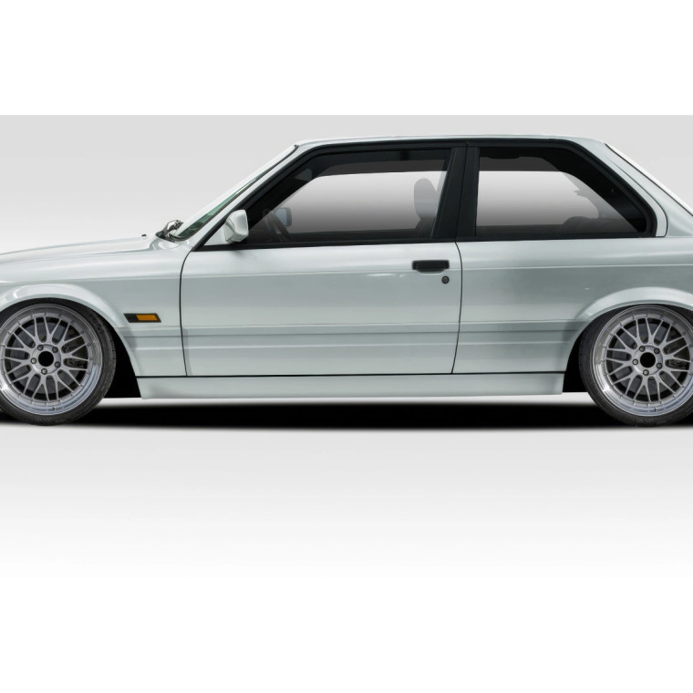 1984-1991 BMW 3 Series E30 2DR M-Tech Side Skirts Rocker Panels - 2 Piece - image 1