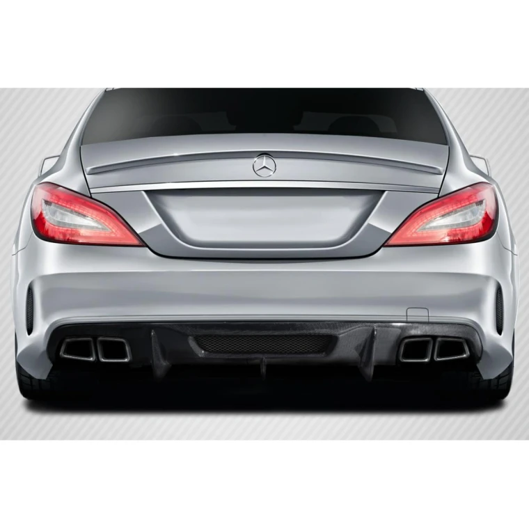 2012-2018 Mercedes CLS AF-1 Carbon Fiber Rear Lip - image 1