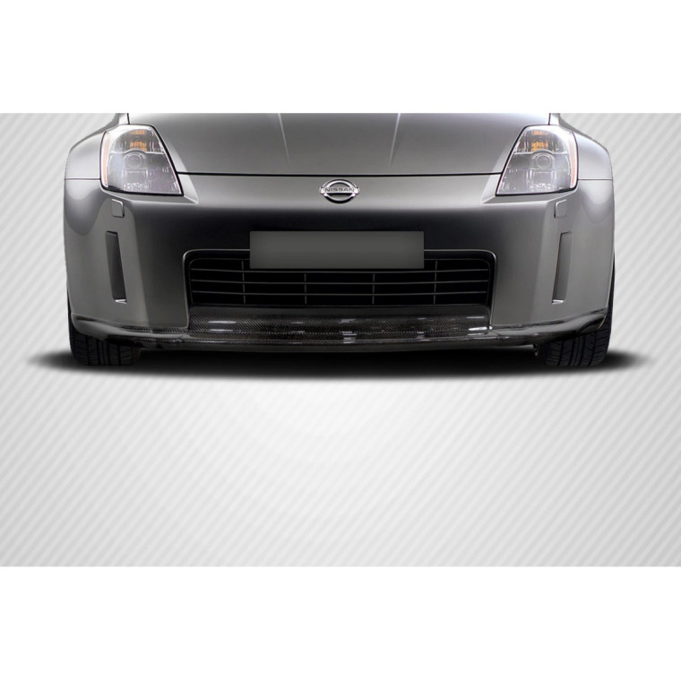 2003-2005 Nissan 350Z Z33 Carbon Creations MZ Front Lip Spoiler - 1 Piece - image 1