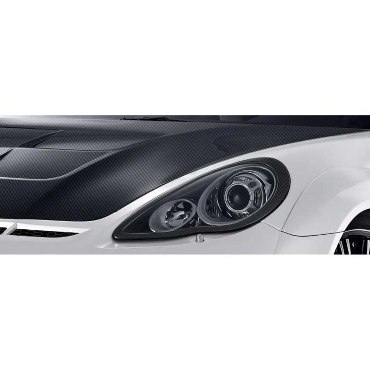 2010-2013 Porsche Panamera Carbon AF-1 Wide Body Eye Lids ( CFP ) - 2 Piece (S) - image 1
