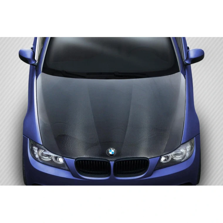 2009-2011 BMW 3 Series OEM Look Carbon Fiber Hood - image 1