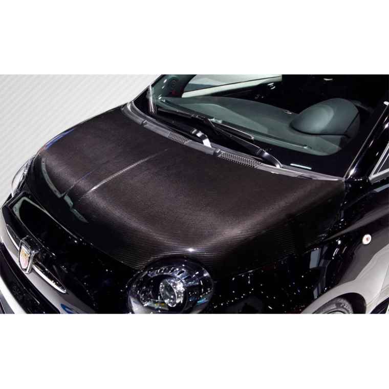 2012-2019 Fiat 500 DriTech OEM Look Hood - 1 Piece - image 1