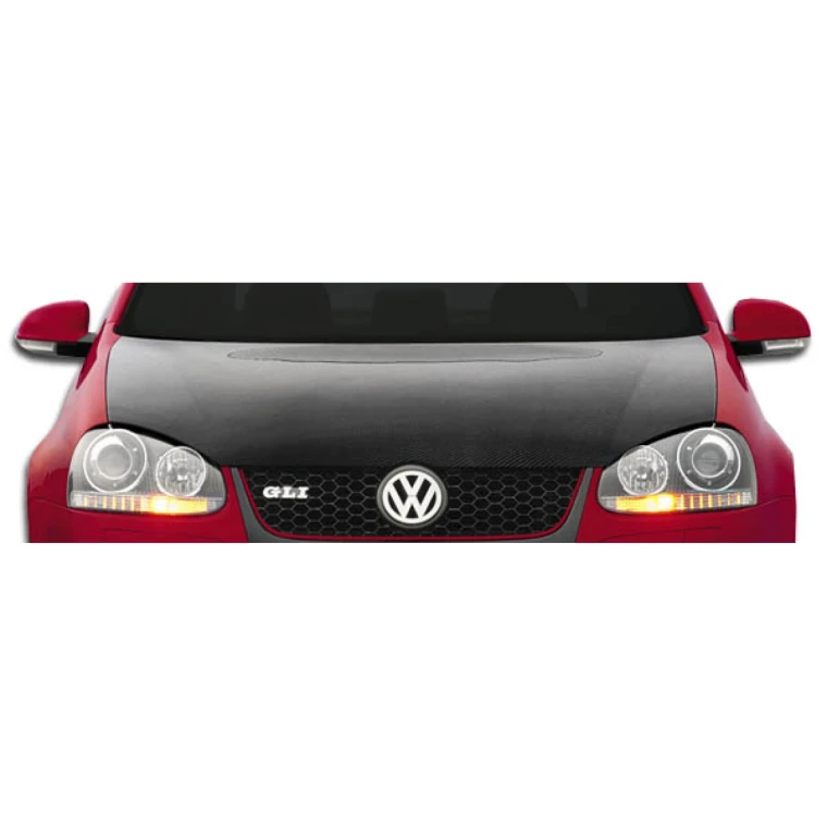 2005-2010 Volkswagen Jetta OEM Look Carbon Fiber Hood - image 1