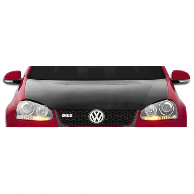 2005-2010 Volkswagen Jetta OEM Look Carbon Fiber Hood - image 1