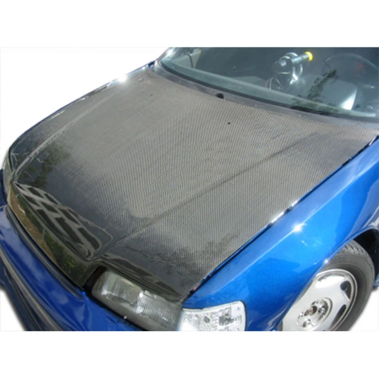 1988-1991 Honda Civic OEM Look Carbon Fiber Hood - image 1