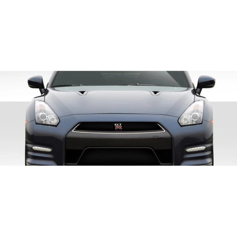2009-2016 Nissan GT-R R35 OEM Facelift Look Conversion Front Grille - 1 Piece (S) - image 1