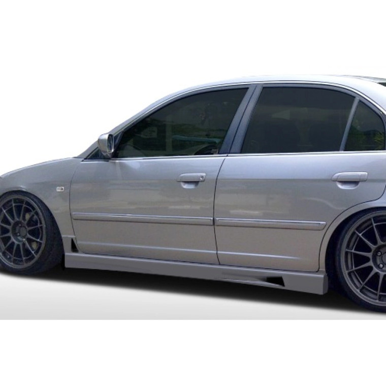 2001-2005 Honda Civic 4DR Duraflex R34 Side Skirts Rocker Panels - 2 Piece - image 1