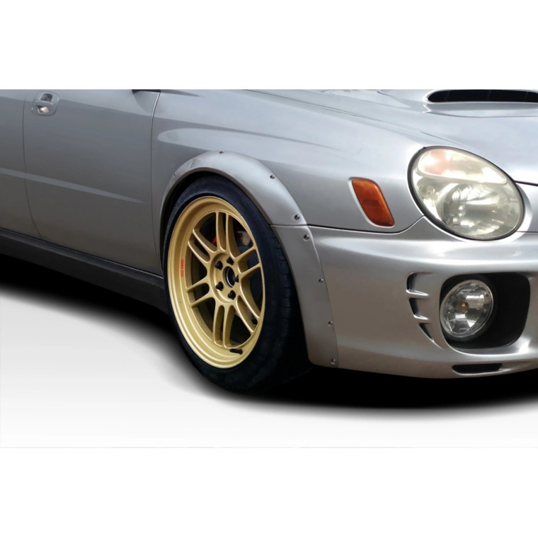 2002-2003 Subaru Impreza WRX 4DR Duraflex Race Front Fender Flares - 4 Piece - image 1