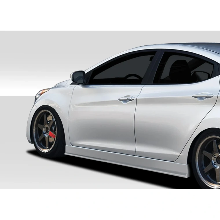 2011-2015 Hyundai Elantra Racer Side Skirt Rocker Panels - 2 Piece - image 1