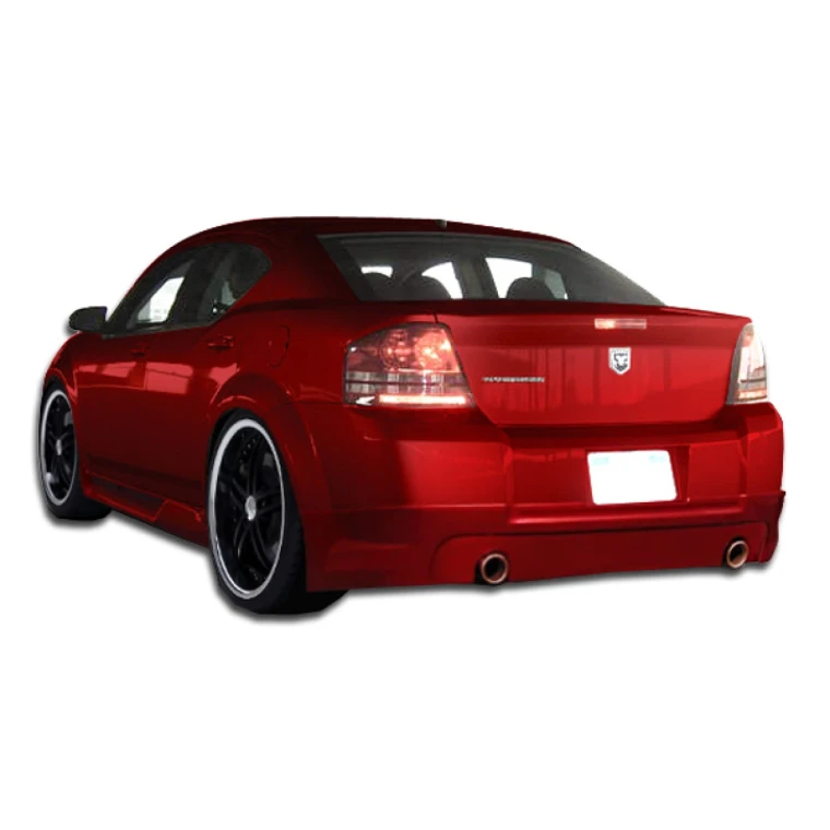 2008-2014 Dodge Avenger Racer Side Skirts Rocker Panels - 2 Piece - image 1