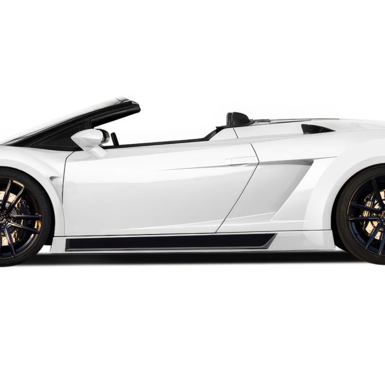 2004-2008 Lamborghini Gallardo AF-1 Wide Body Side Skirt Rocker Panels ( GFK ) - 2 Piece - image 1