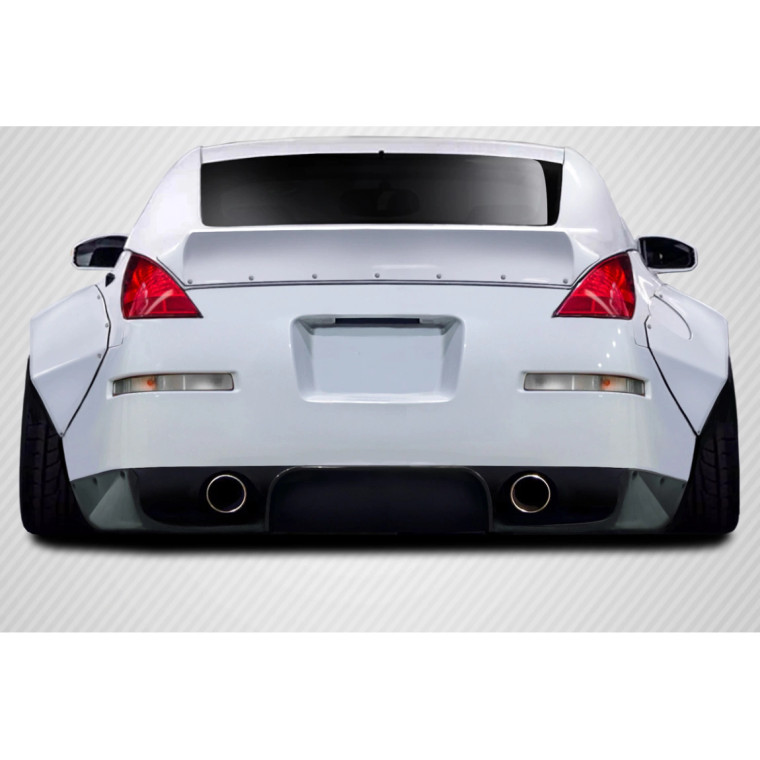 2003-2008 Nissan 350Z Z33 RBS Rear Diffuser - 3 Piece (S) - image 1