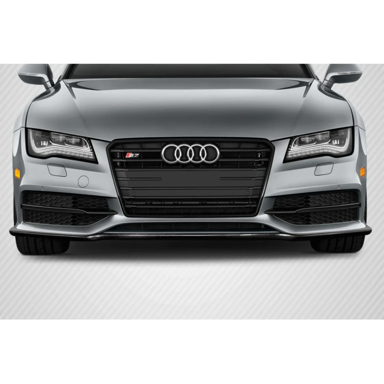 2012-2015 Audi A7 S Line Carbon Fiber Front Lip - image 1