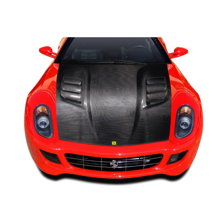 2006-2012 Ferrari 599 Carbon AF-1 Race Hood ( CFP ) - 1 Piece - image 1