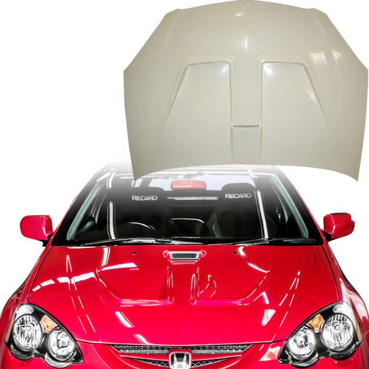 ModeloDrive FRP MUGE Hood > Acura RSX (DC5) 2005-2006 - image 1