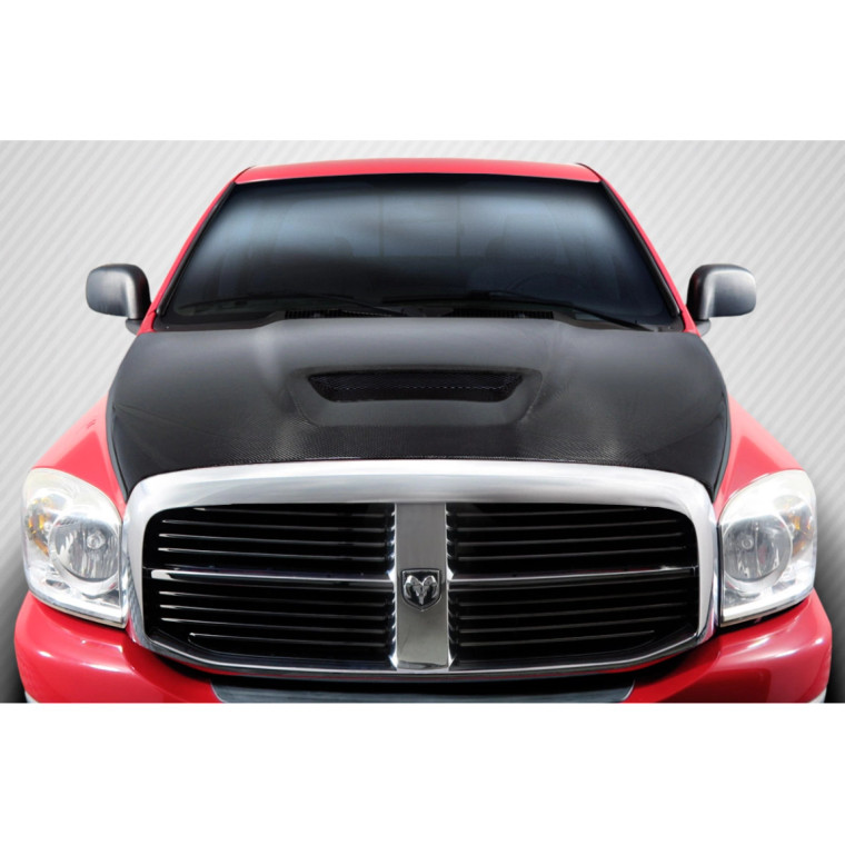 2002-2008 Dodge Ram 1500 / 2003-2009 Dodge Ram 2500 3500 DriTech SRT Look Hood - 1 Piece - image 1