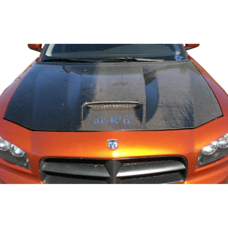 2006-2010 Dodge Charger SRT Look Carbon Fiber Hood - image 1