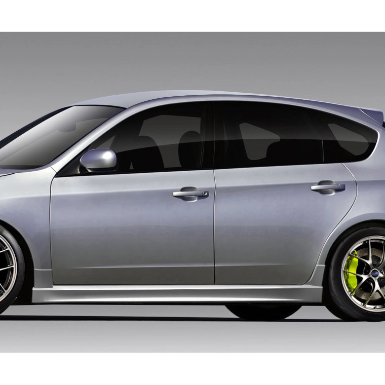 2008-2011 Subaru Impreza 2008-2010 Subaru Impreza Wrx STI Look Side Skirts Rocker Panels - 2 Piece - image 1