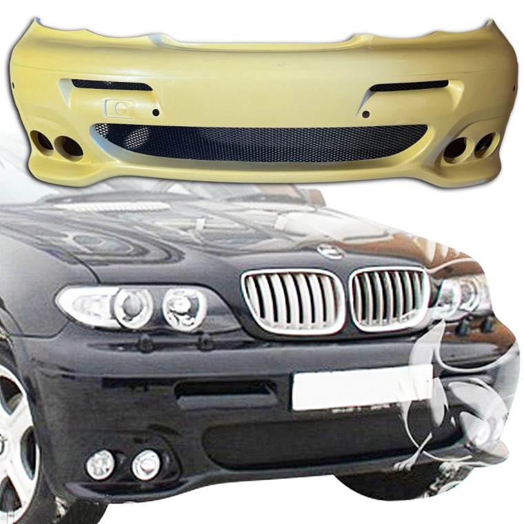 ModeloDrive FRP HAMA Front Bumper > BMW X5 (E53) 2000-2006 > 5dr - image 1