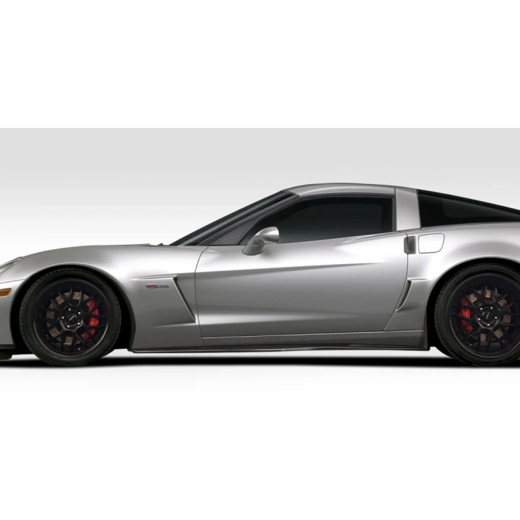 2005-2013 Chevrolet Corvette C6 Stingray Z Side Skirt Rocker Panels - 2 Piece - image 1