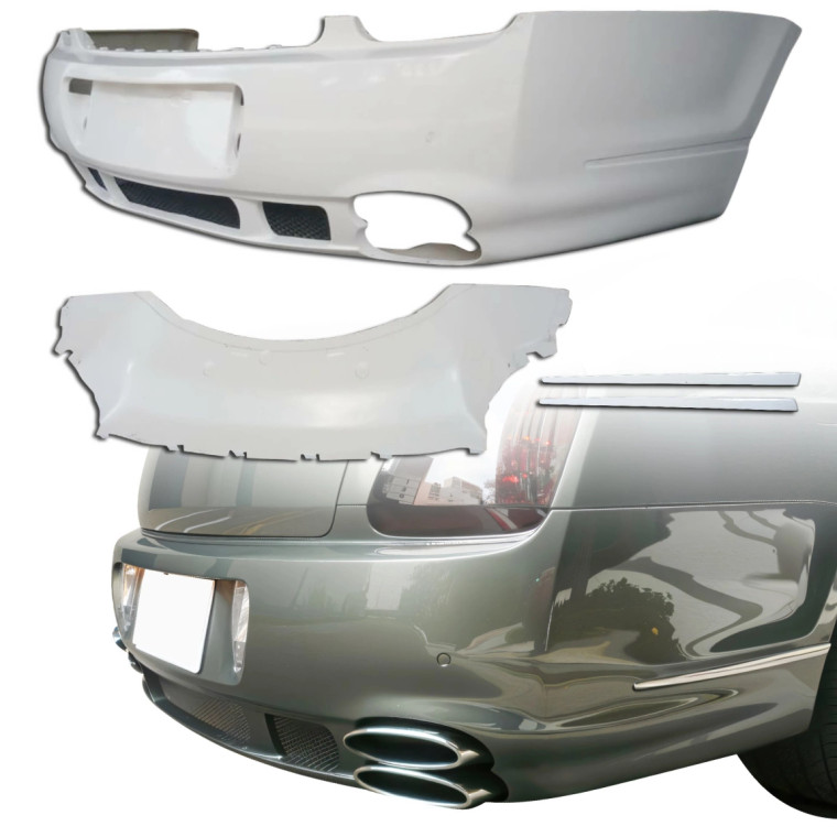 ModeloDrive FRP MANS Rear Bumper > Bentley Continental Flying Spur 2006-2012 > Sedan - image 1