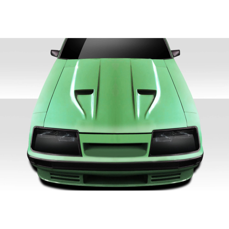 1983-1986 Ford Mustang Duraflex STM Hood - 1 Piece - image 1