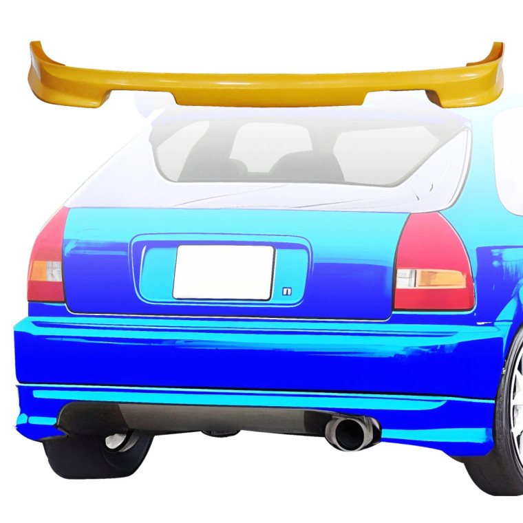 ModeloDrive FRP ZEA Rear Add-on Valance > Honda Civic (EK9) 1996-2000 > 3-Door Hatch - image 1