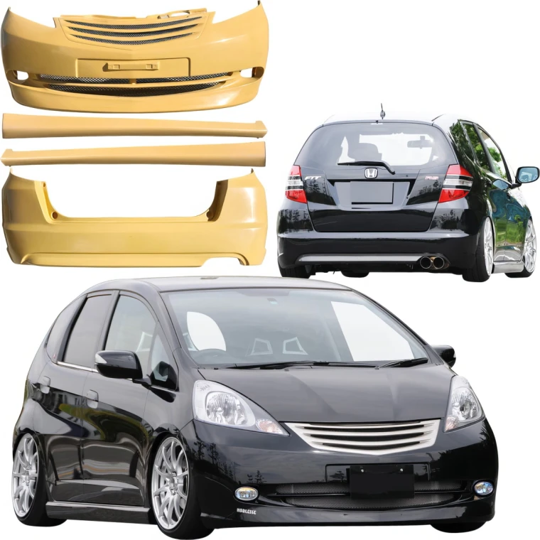 FRP NOBL Body Kit 4pc > Honda Fit 2009-2013 - image 1