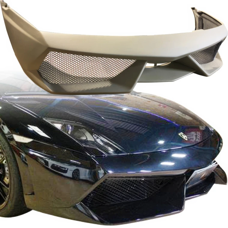 FRP LP570 Front Bumper 2pc > Lamborghini Gallardo 2004-2008 - image 1