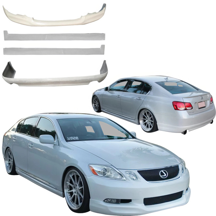 FRP ING Body Kit 4pc > Lexus GS300 2006-2007 - image 1