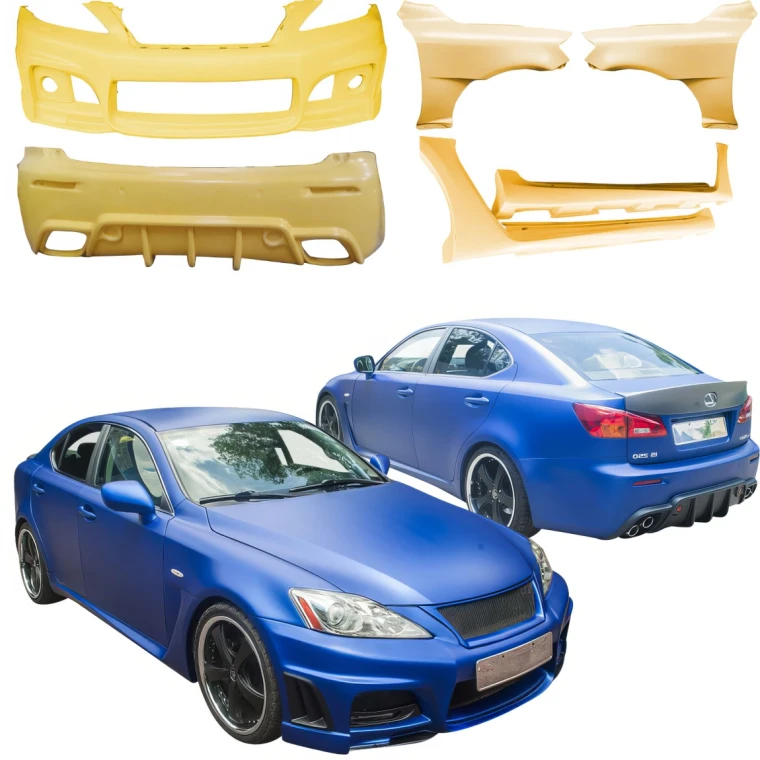 FRP WAL BISO Body Kit 6pc > Lexus IS F 2012-2013 - image 1