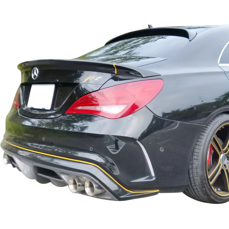 FRP PIEC Rear Diffuser > Mercedes-Benz CLA-Class (C117) 2014-2017 > only fits Sport Package Bumper - image 1