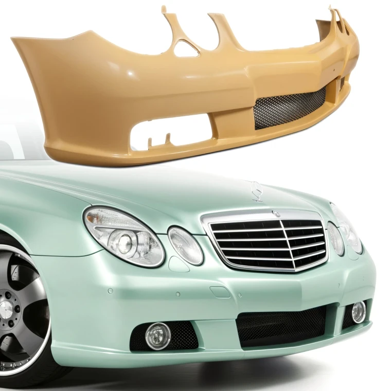 FRP LORI Front Bumper > Mercedes-Benz E-Class (W211) 2003-2009 - image 1