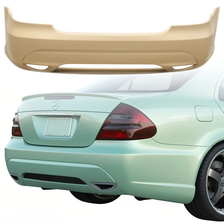 FRP LORI Rear Bumper > Mercedes-Benz E-Class (W211) 2003-2009 - image 1