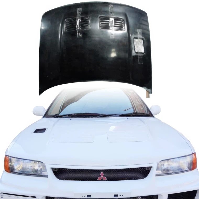 FRP EVO3 Vented Hood > Mitsubishi Evolution EVO3 1993-1996 - image 1