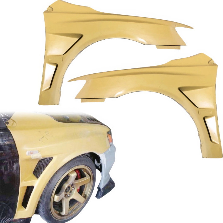 FRP HL Wide Body Fenders (front) > Mitsubishi Lancer 2010-2015 - image 1