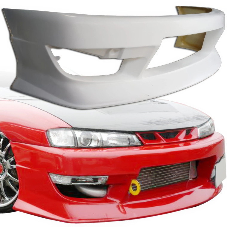 ModeloDrive FRP DMA t3 Front Bumper > Nissan 240SX (S14) 1997-1998 - image 1