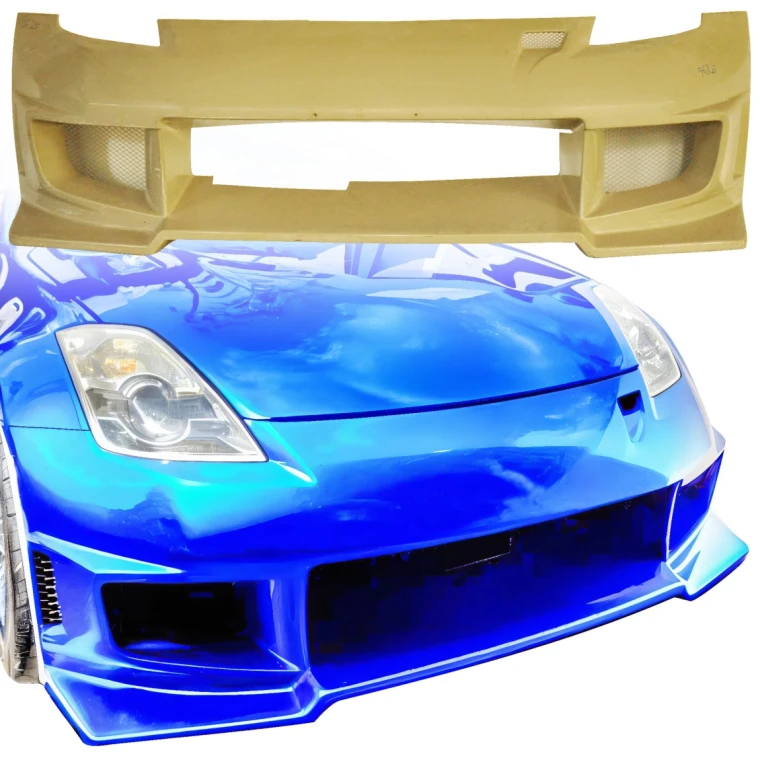 FRP BOME v1 Front Bumper > Nissan 350Z (Z33) 2003-2008 - image 1