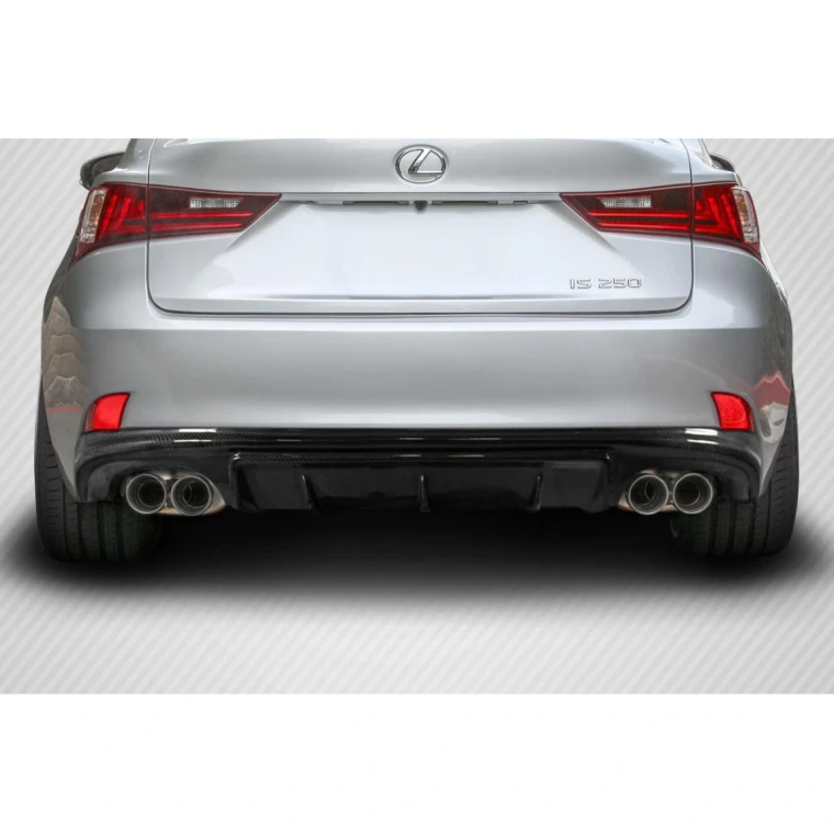 2014-2016 Lexus IS AM Design Carbon Fiber Rear Lip - image 1