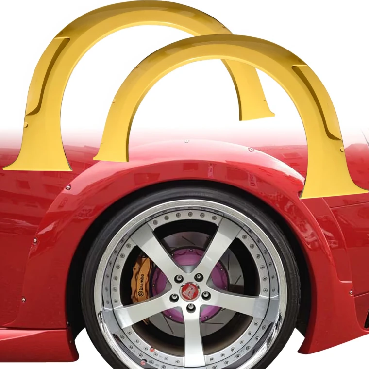 FRP WAL BISO Wide Body Fender Flares (rear) > Nissan GT-R GTR (R35) 2009-2015 - image 1