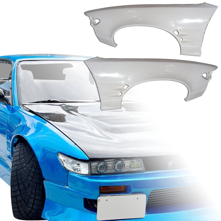 ModeloDrive FRP ORI t3 55mm Wide Body Fenders (front) > Nissan Silvia (S13) 1989-1994> 2/3dr - image 1