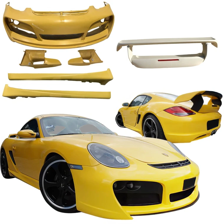 FRP TART Body Kit w Wing 4pc > Porsche Cayman (987) 2006-2008 - image 1