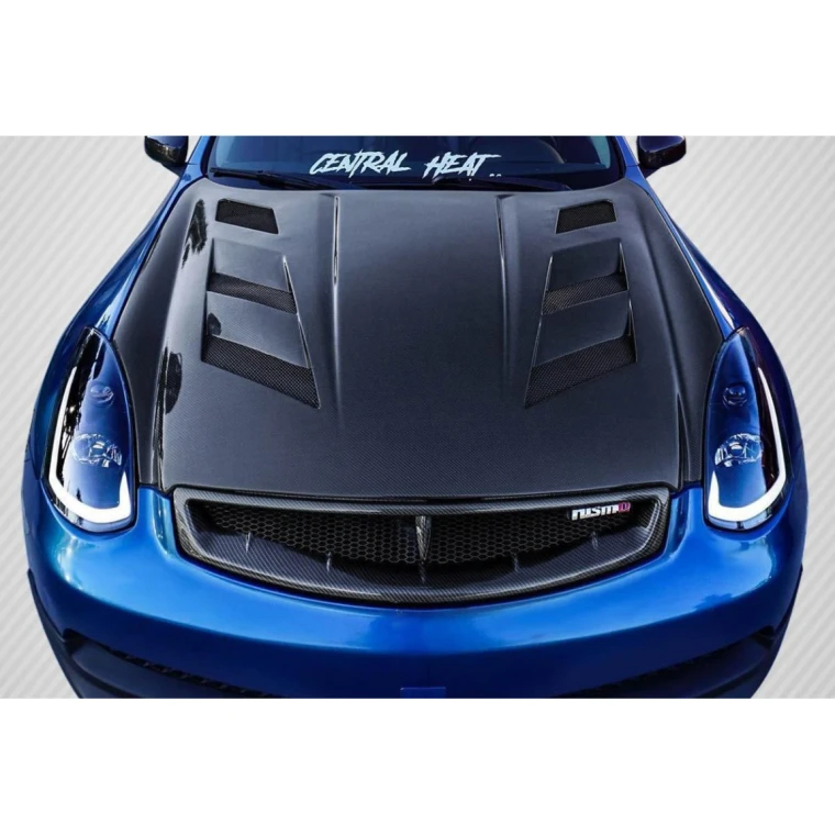 2003-2007 Infiniti G Coupe AM-S Carbon Fiber Hood - image 1