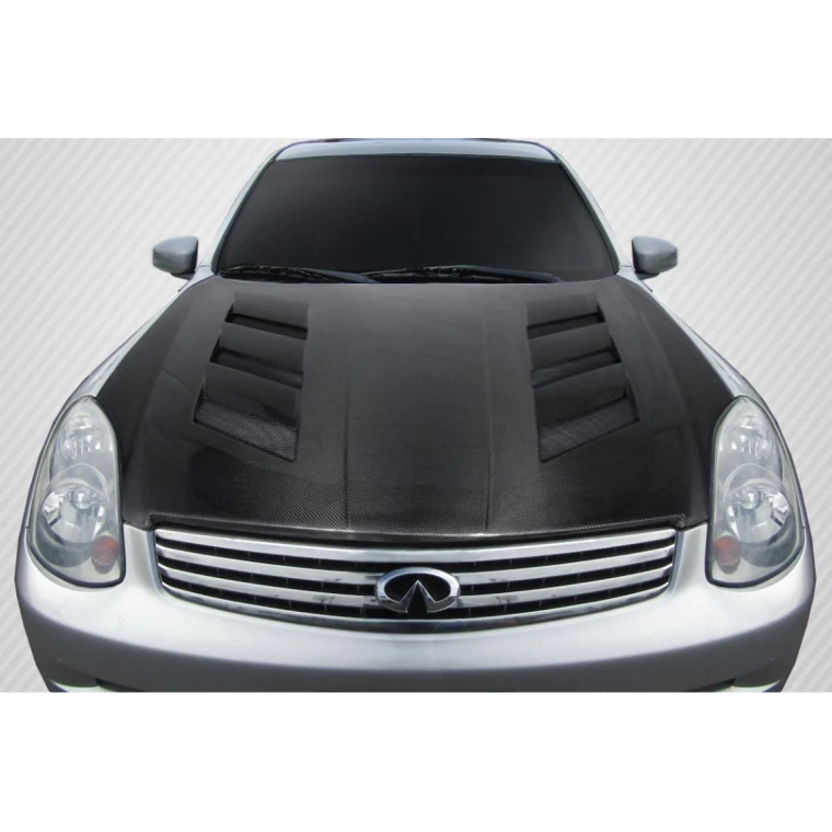 2003-2004 Infiniti G Sedan AM-S Carbon Fiber Hood - image 1