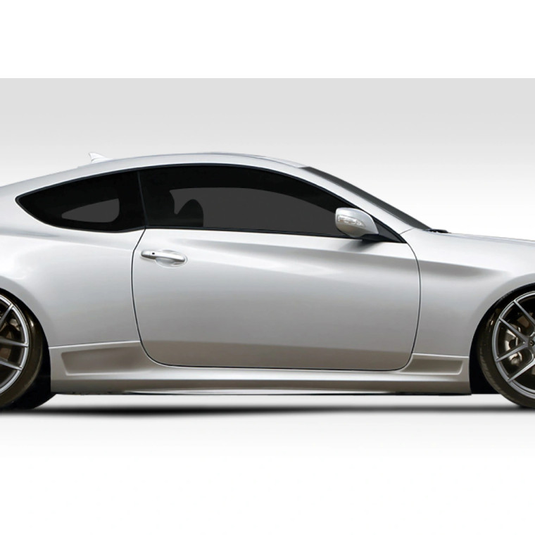 2010-2016 Hyundai Genesis Coupe 2DR VG-R Side Skirt Rocker Panels - 2 Piece - image 1