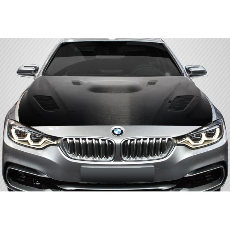 2012-2018 BMW 3 Series Victory Carbon Fiber Hood - image 1
