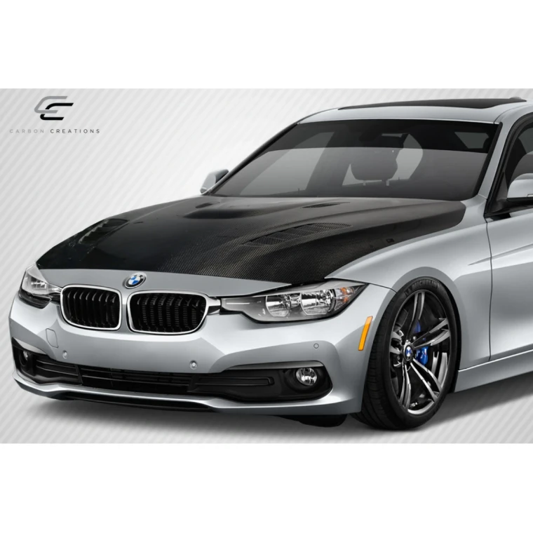 2012-2018 BMW 3 Series F30 / 2014-2020 4 Series F32 DriTech Victory Hood - 1 Piece - image 2