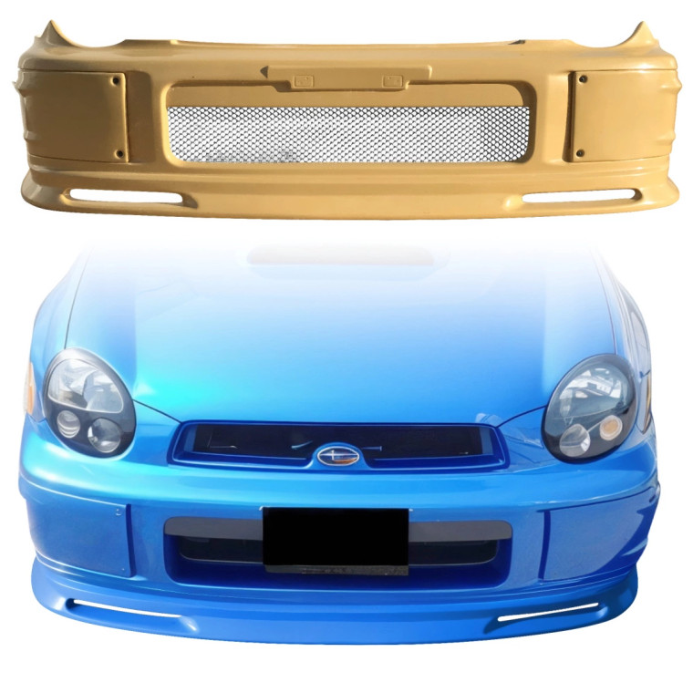 ModeloDrive FRP PDRI Front Bumper > Subaru Impreza WRX 2002-2003 > 4/5dr - image 1