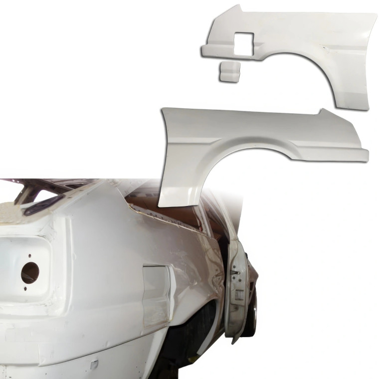 FRP DMA Wide Body 40mm Fenders (rear) > Toyota Corolla (AE86) 1984-1987 > 3dr Hatch - image 1
