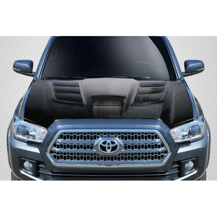 2012-2015 Toyota Tacoma Viper Look Carbon Fiber Hood - image 1